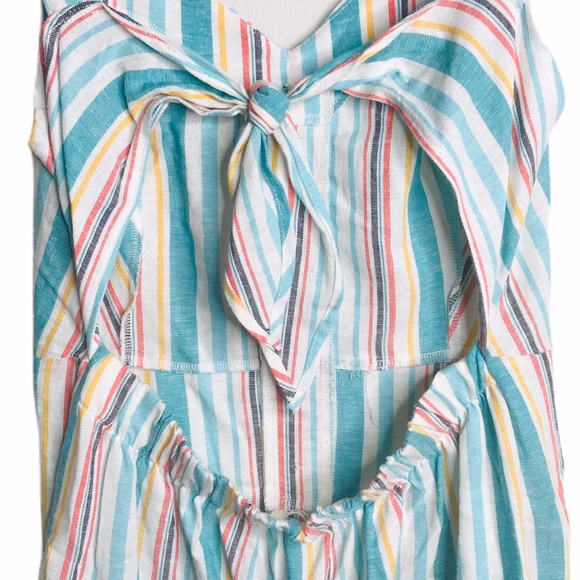 Promesa Multi Color Striped Mini Dress L - Picture 7 of 7